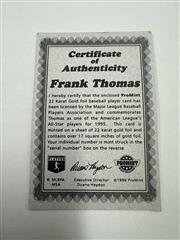 PROMINT The Gold Card Collector Series Frank Thomas MLB Collectible